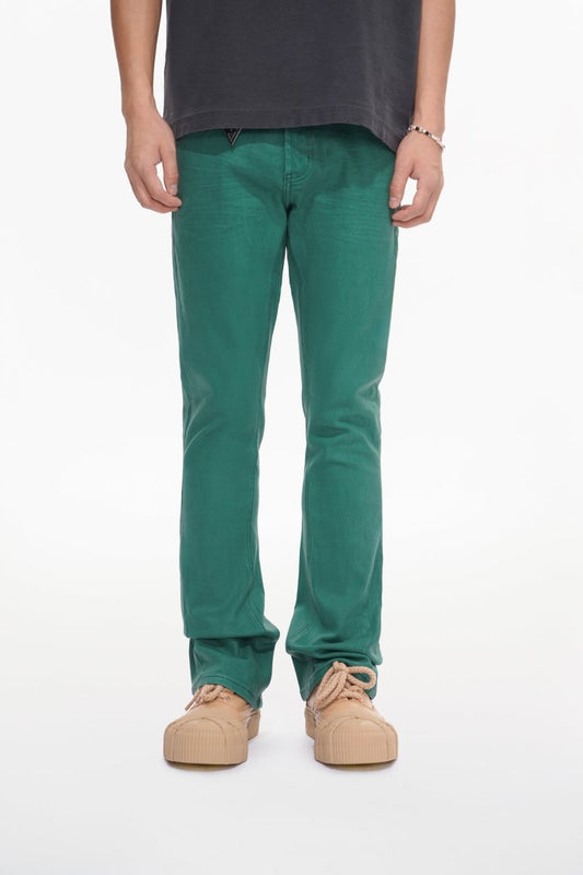 Mr.Stacked Green Waxed Jean - Valabasas