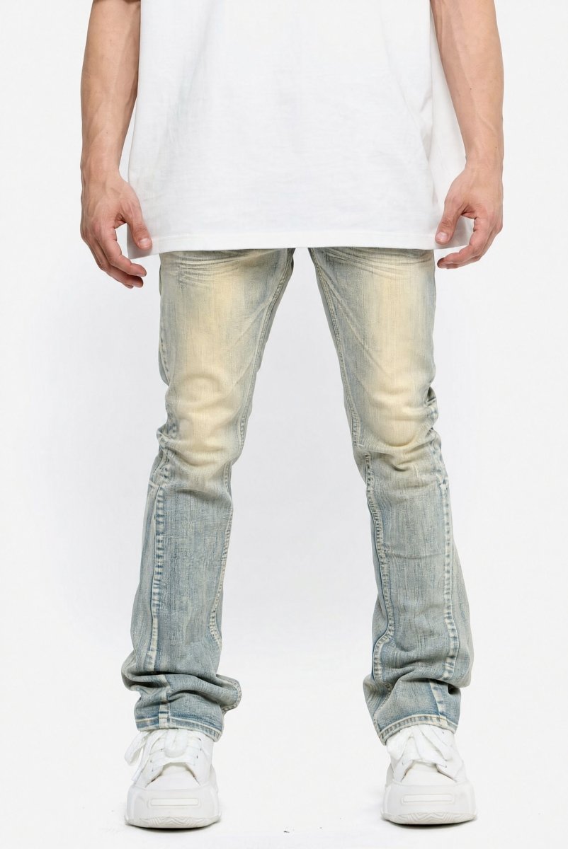 Mr.Stacked Lt. Vintage Jeans - Valabasas