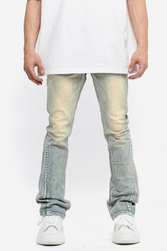 Mr.Stacked Lt. Vintage Jeans - Valabasas
