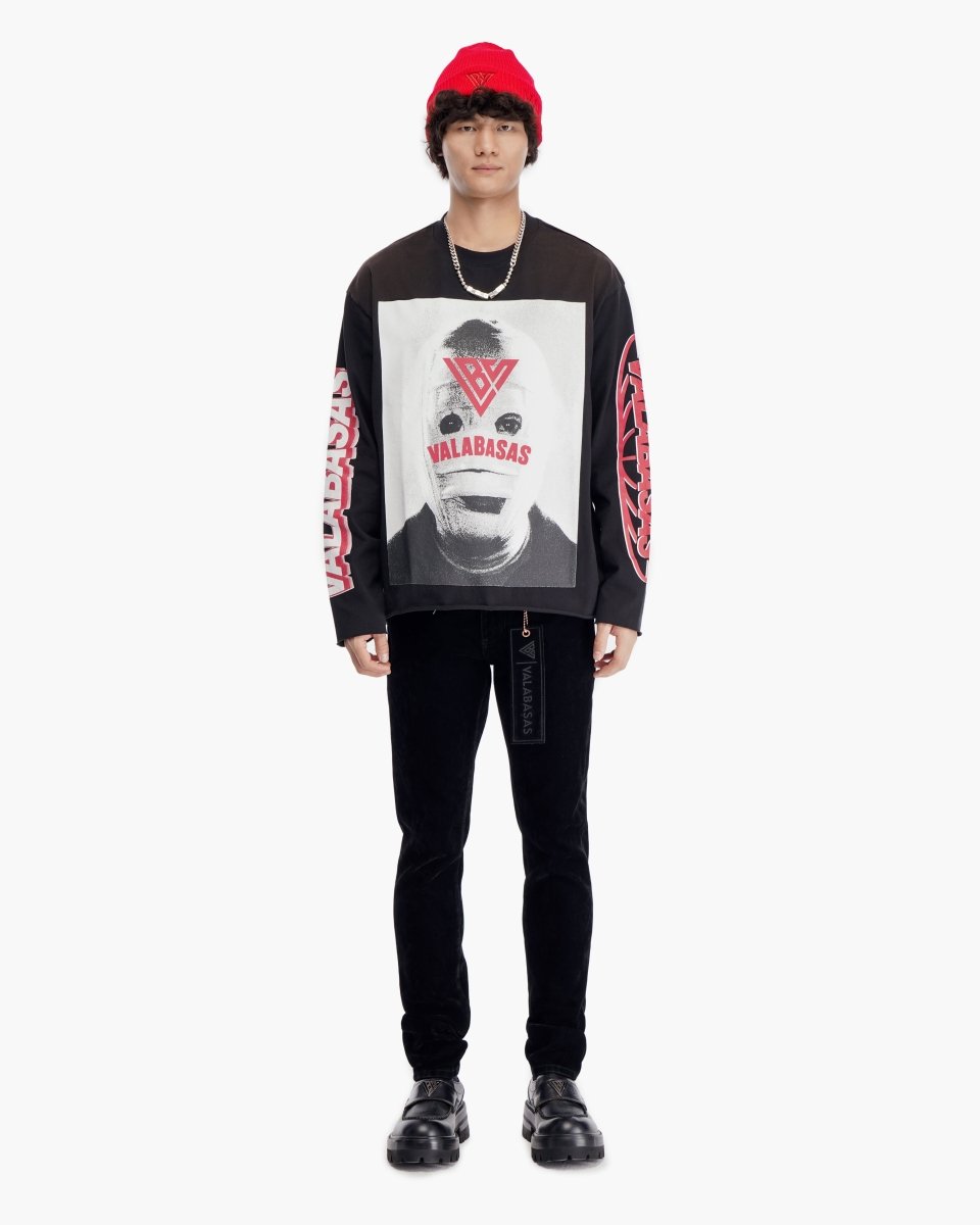 Mummy Vintage Black Long Sleeve T-Shirt - Valabasas