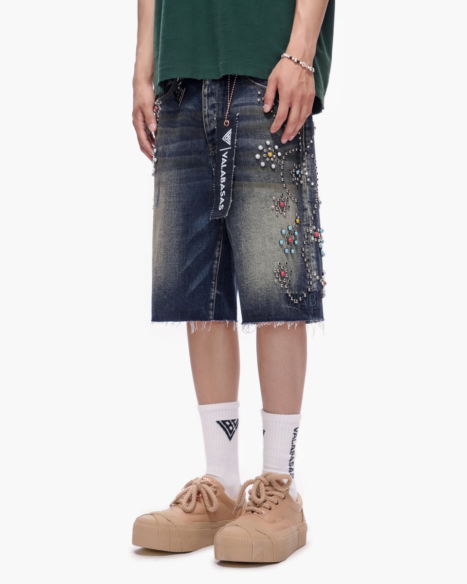 Muse Shorts Dark Blue Wash - Valabasas