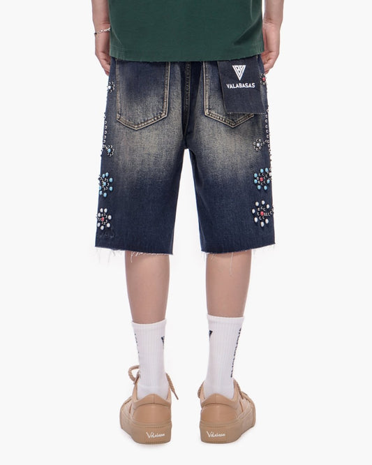 Muse Shorts Dark Blue Wash - Valabasas