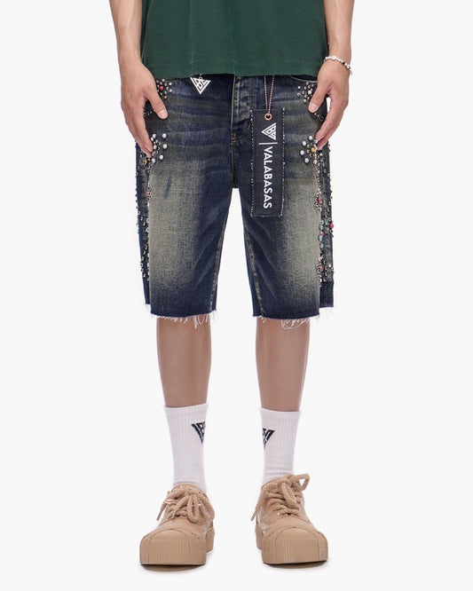 Muse Shorts Dark Blue Wash - Valabasas