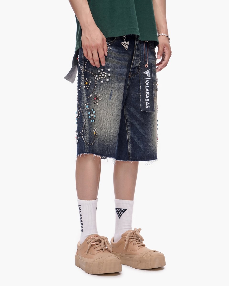 Muse Shorts Dark Blue Wash - Valabasas