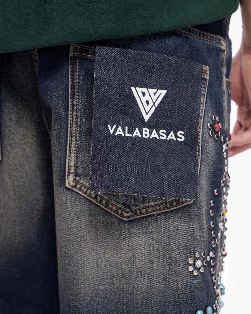 Muse Shorts Dark Blue Wash - Valabasas