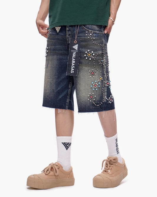 Muse Shorts Dark Blue Wash - Valabasas
