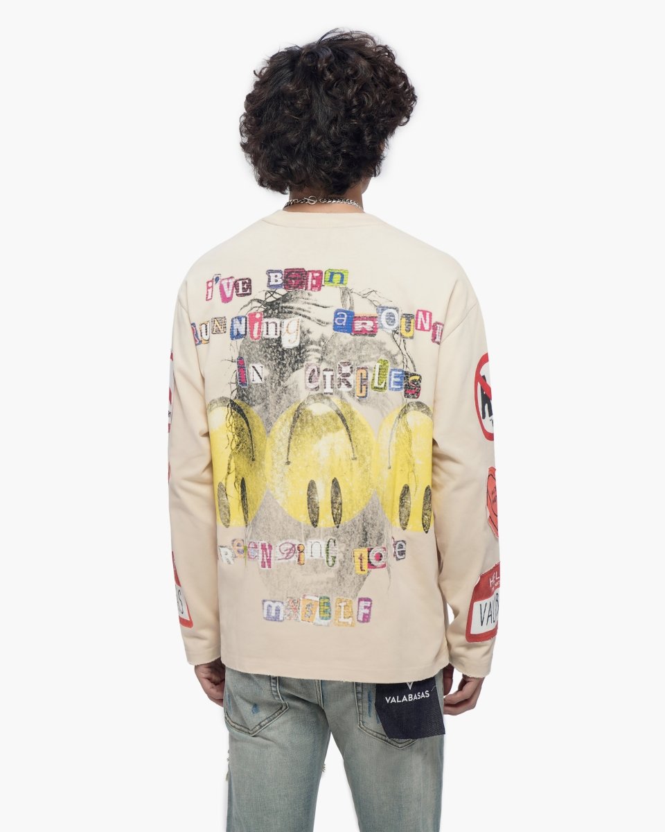 My Name Is Cream Crewneck - Valabasas