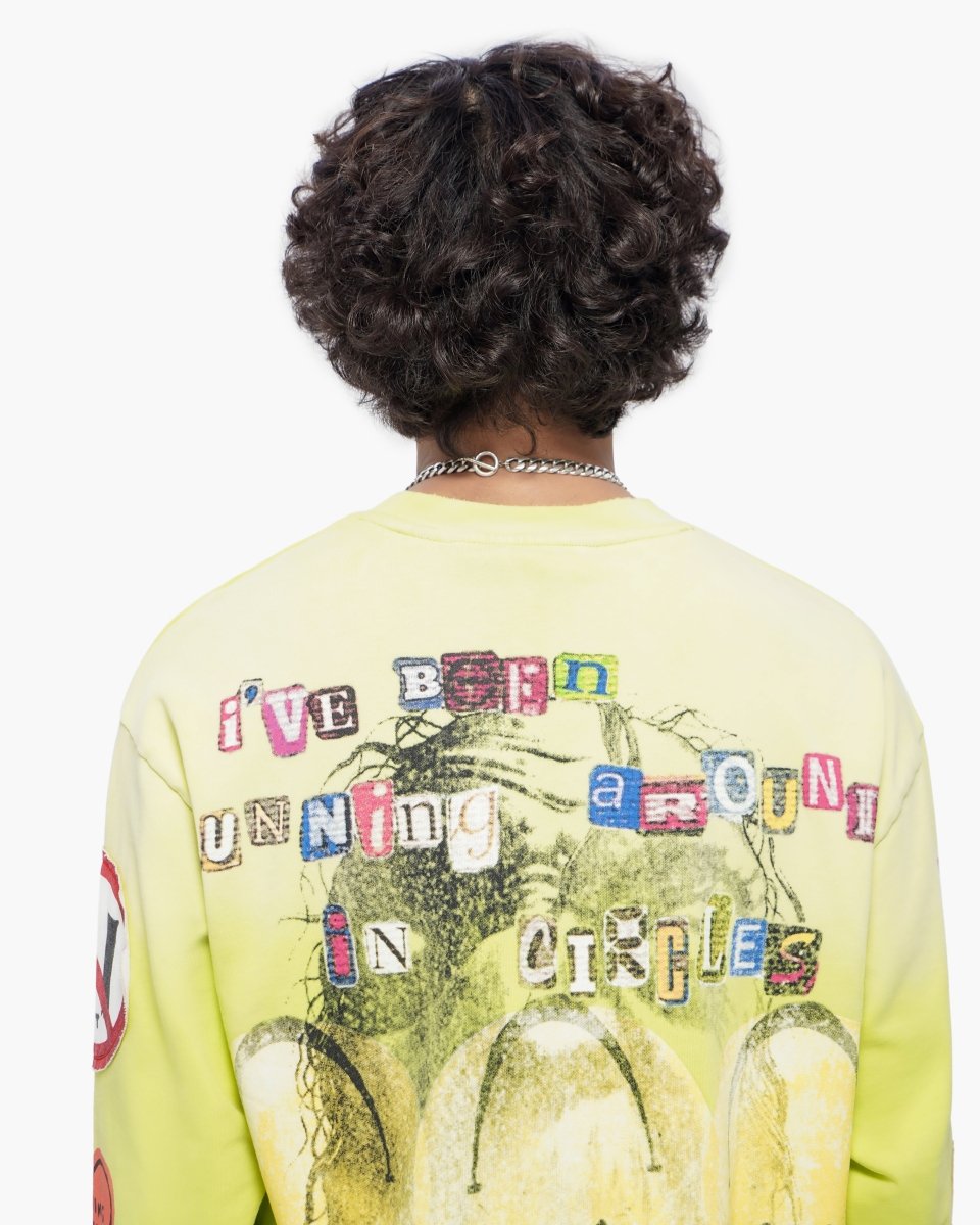 My Name Is Highlighter Crewneck - Valabasas