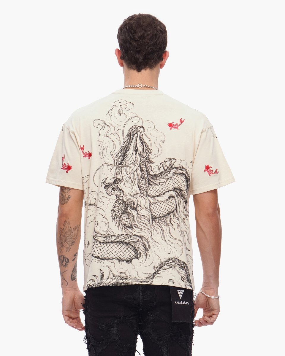 Mythic Flow Tee Beige - Valabasas