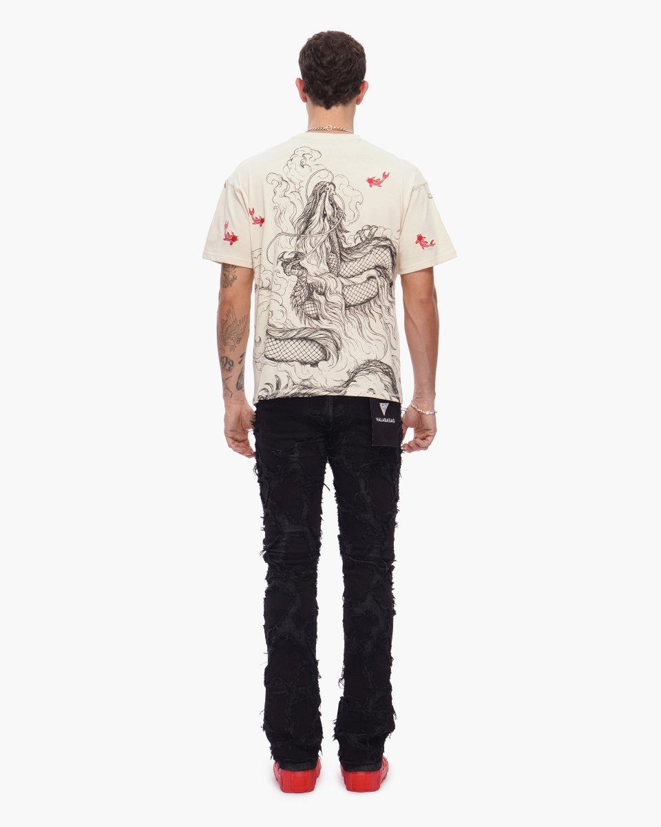 Mythic Flow Tee Beige - Valabasas