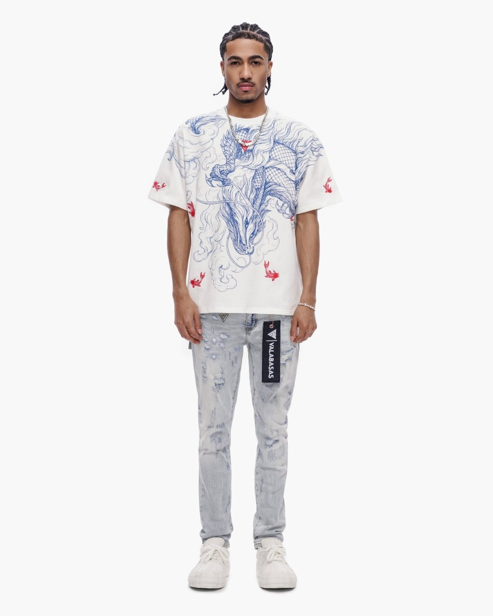 Mythic Flow Tee White - Valabasas