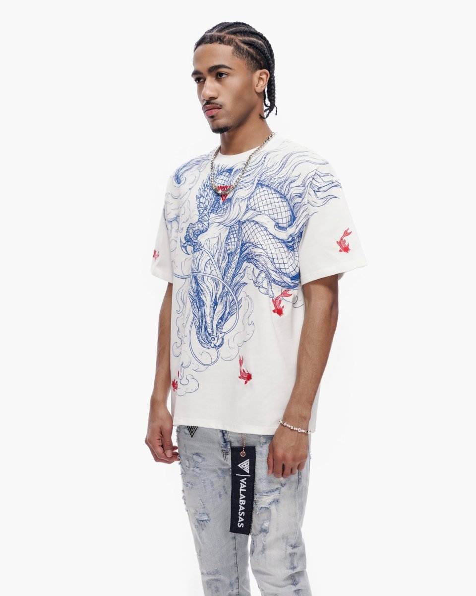 Mythic Flow Tee White - Valabasas