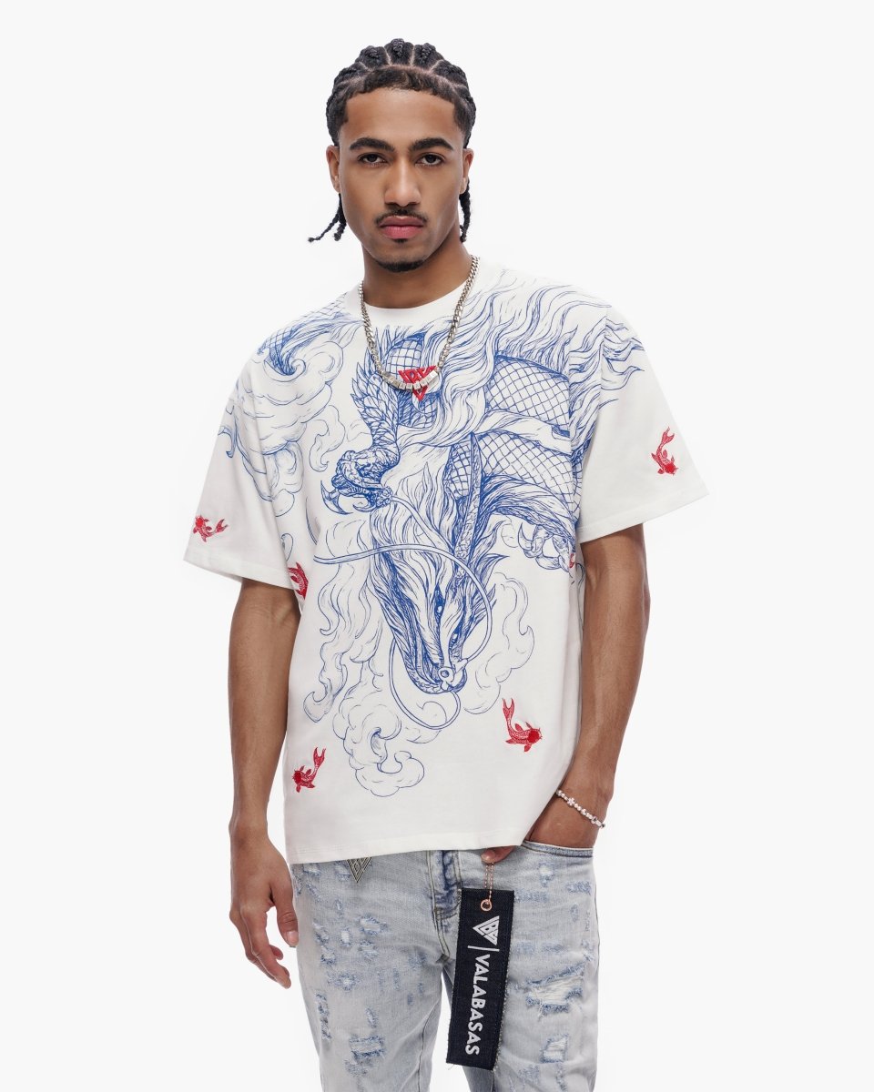 Mythic Flow Tee White - Valabasas