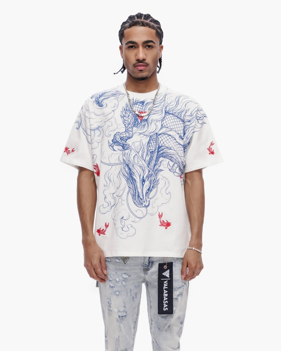 Mythic Flow Tee White - Valabasas