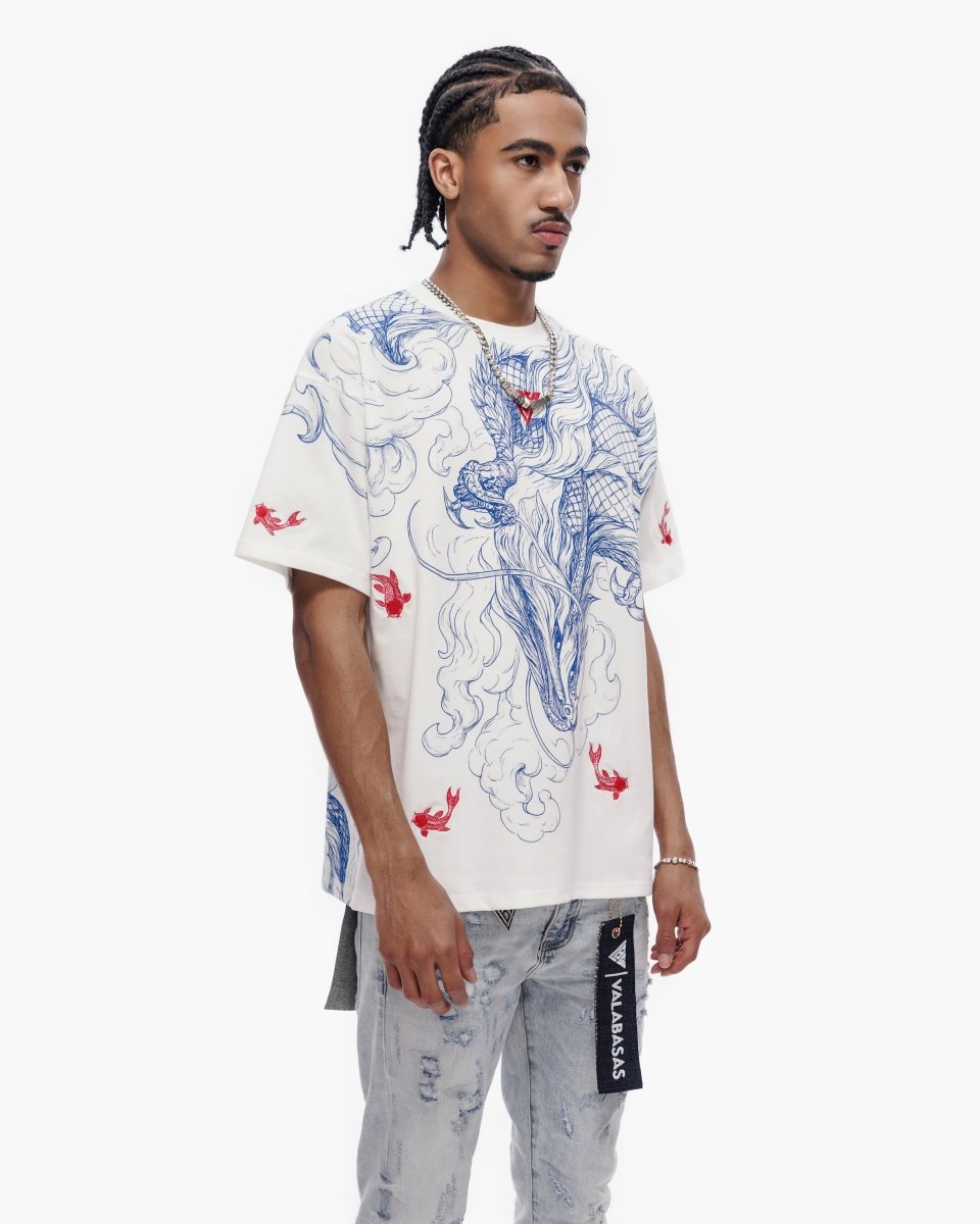 Mythic Flow Tee White - Valabasas