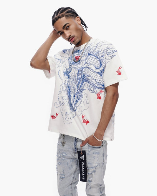 Mythic Flow Tee White - Valabasas