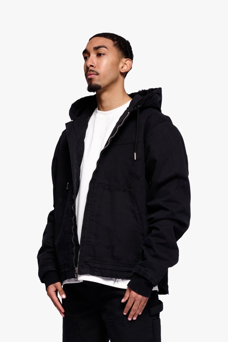 Nest Jacket Black Washed - Valabasas