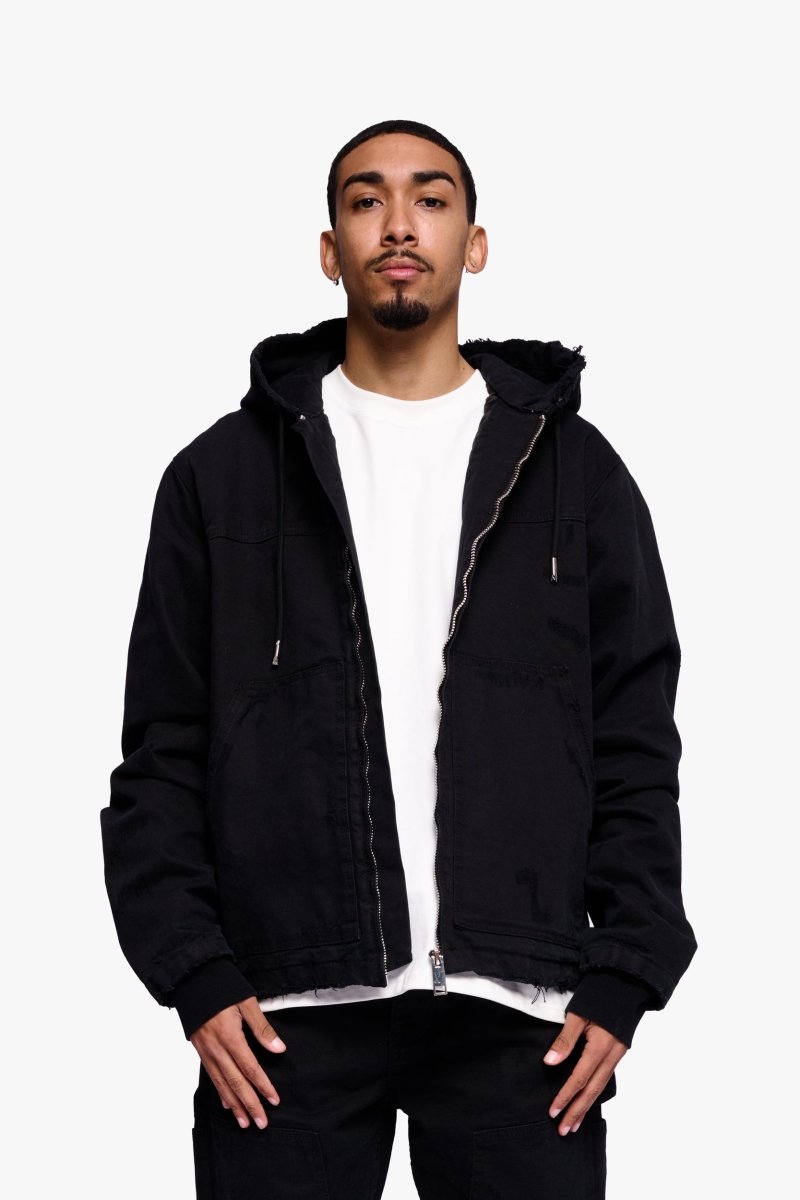 Nest Jacket Black Washed - Valabasas