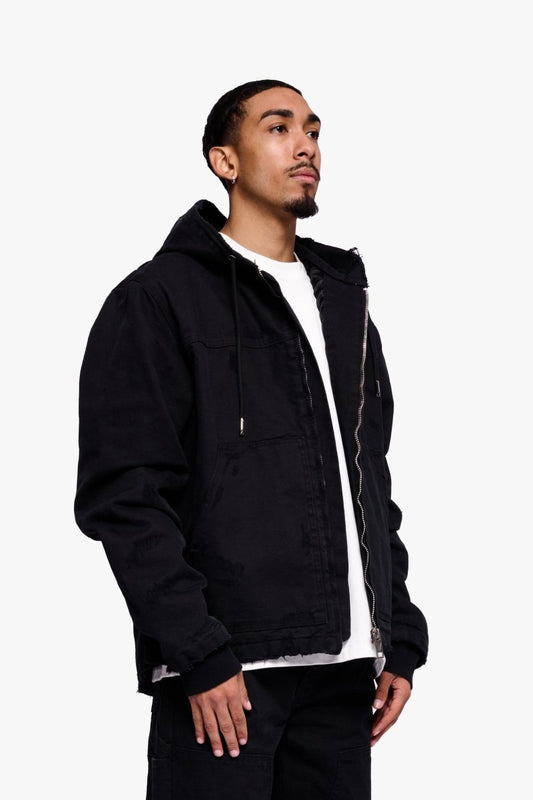 Nest Jacket Black Washed - Valabasas