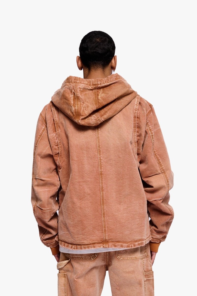 Nest Jacket Brown Washed - Valabasas