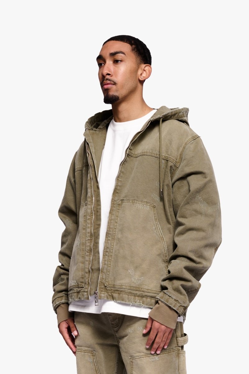 Nest Jacket Green Washed