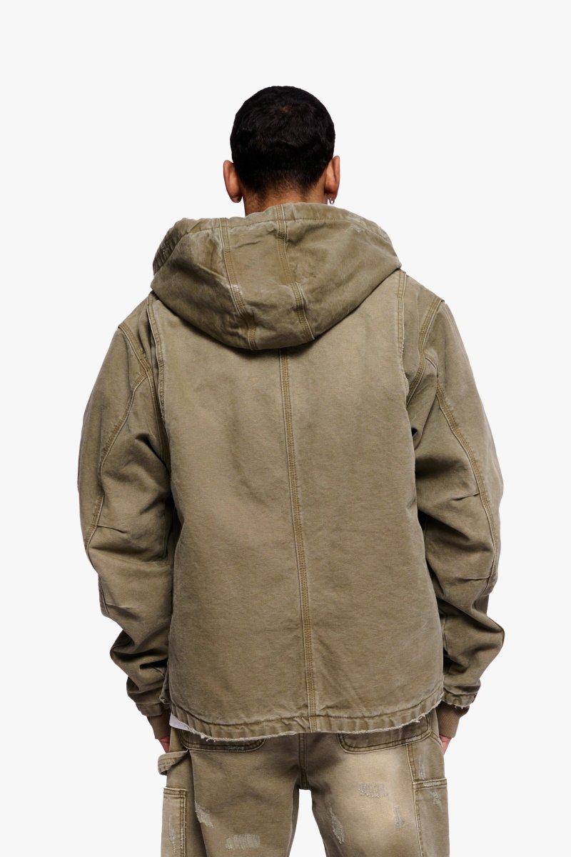 Nest Jacket Green Washed - Valabasas