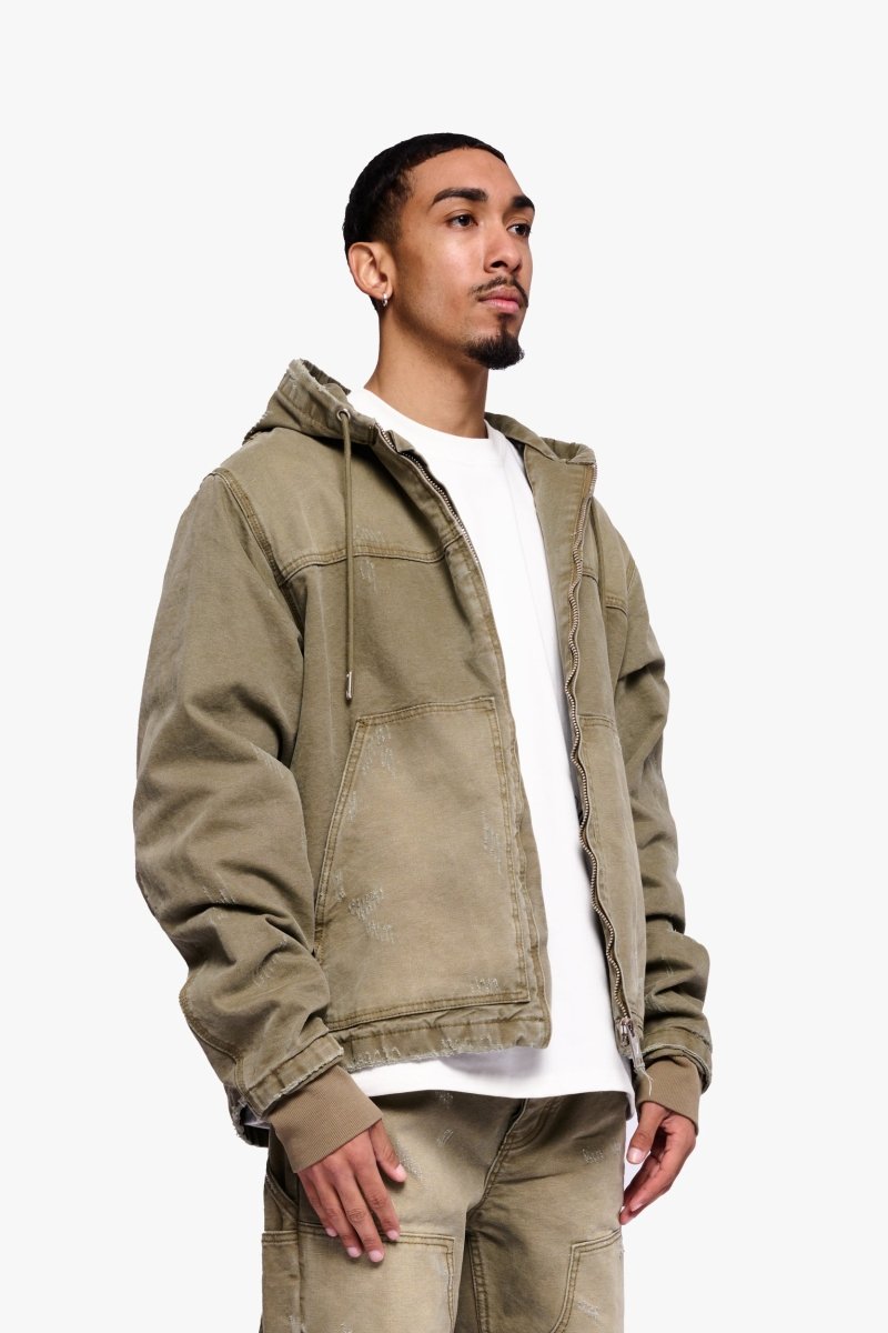 Nest Jacket Green Washed - Valabasas