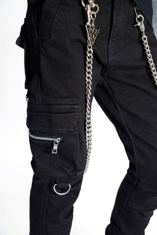 Nico Black Kids Skinny Jeans - Valabasas