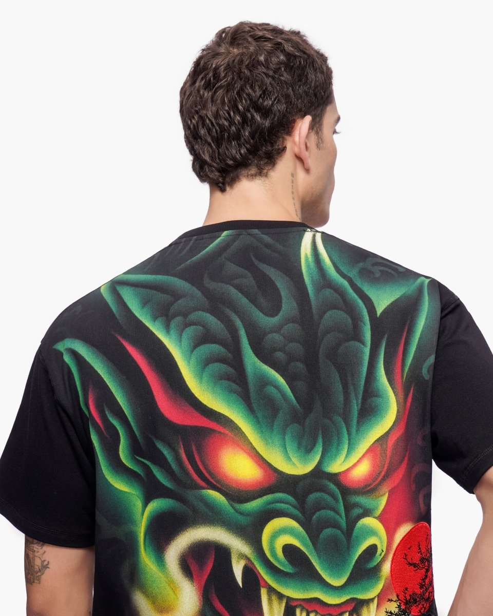 Night Serpent Tee Black - Valabasas