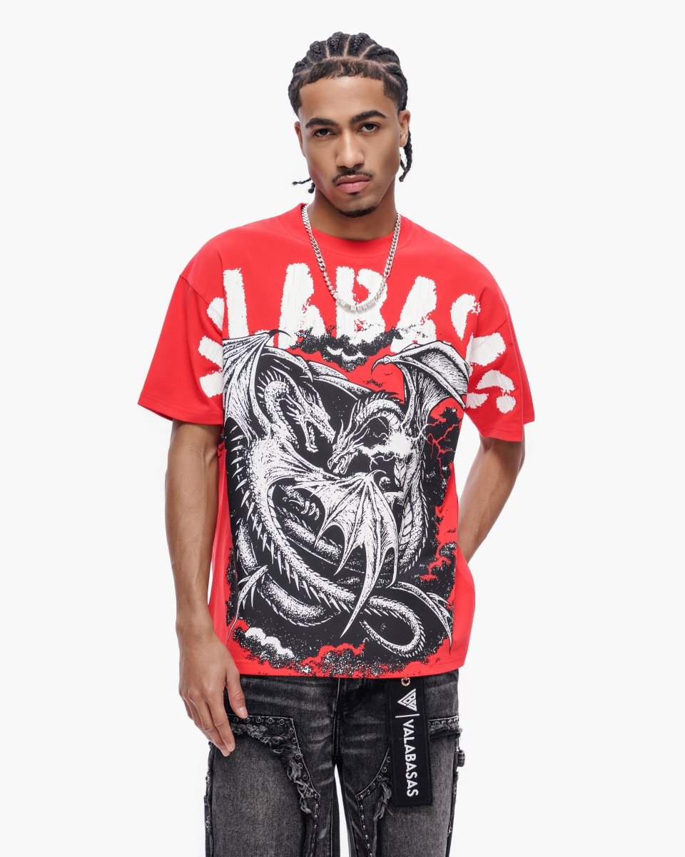 Nightforge Tee Red - Valabasas
