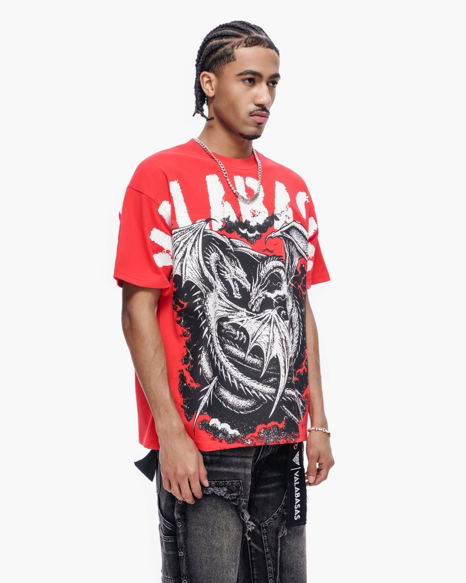 Nightforge Tee Red - Valabasas