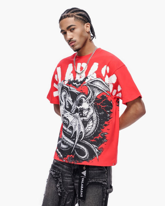 Nightforge Tee Red - Valabasas