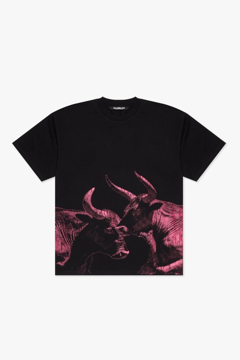 "NO BULL" TEE JET BLACK - Valabasas
