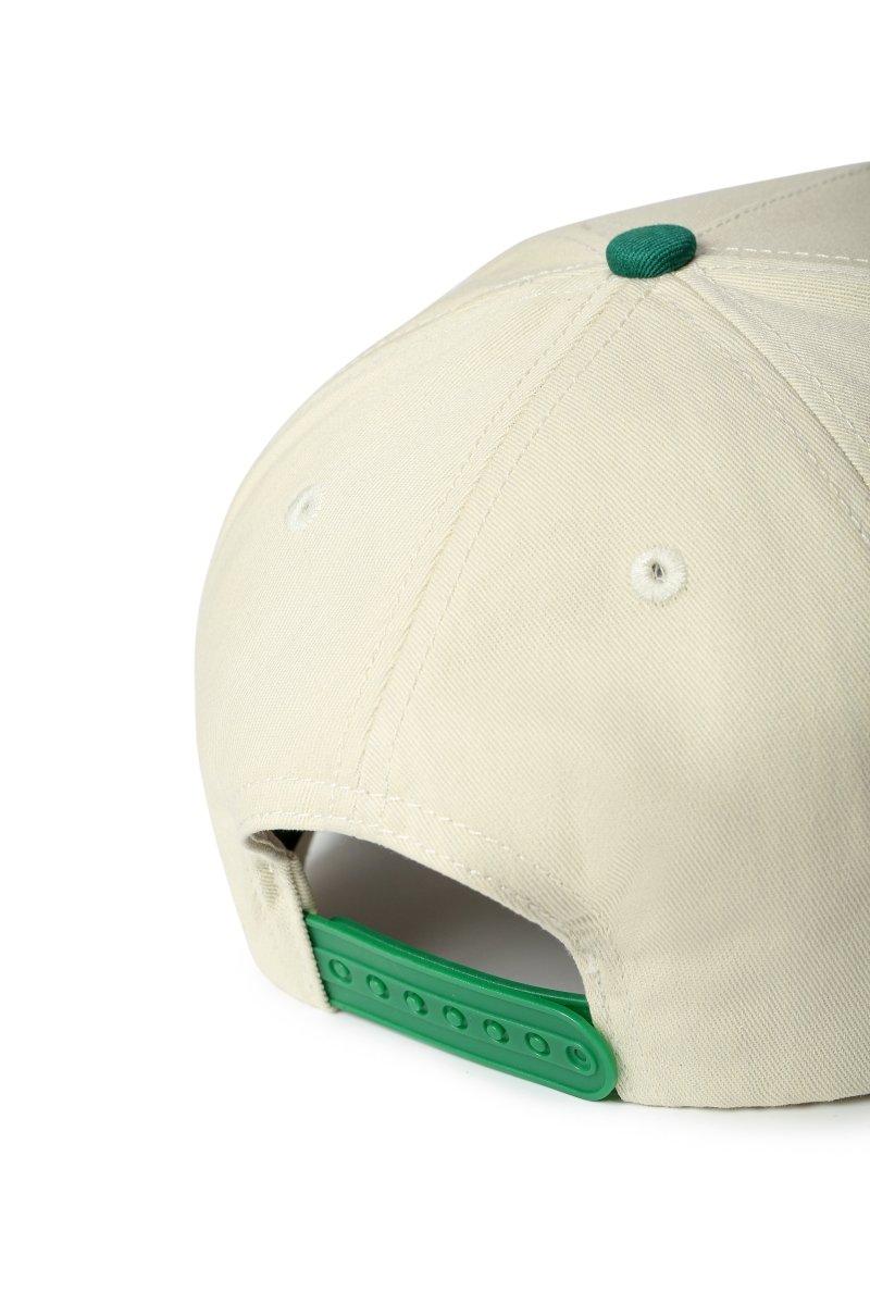 Nobeless Trucker Hat – Off White / Green - Valabasas