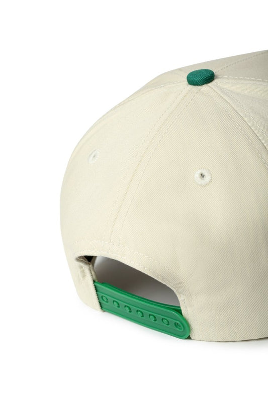 Nobeless Trucker Hat – Off White / Green - Valabasas