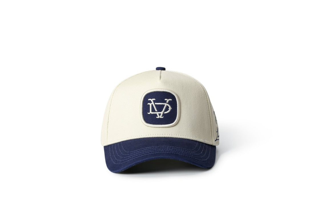 Nobeless Trucker Hat – Off White / Navy - Valabasas