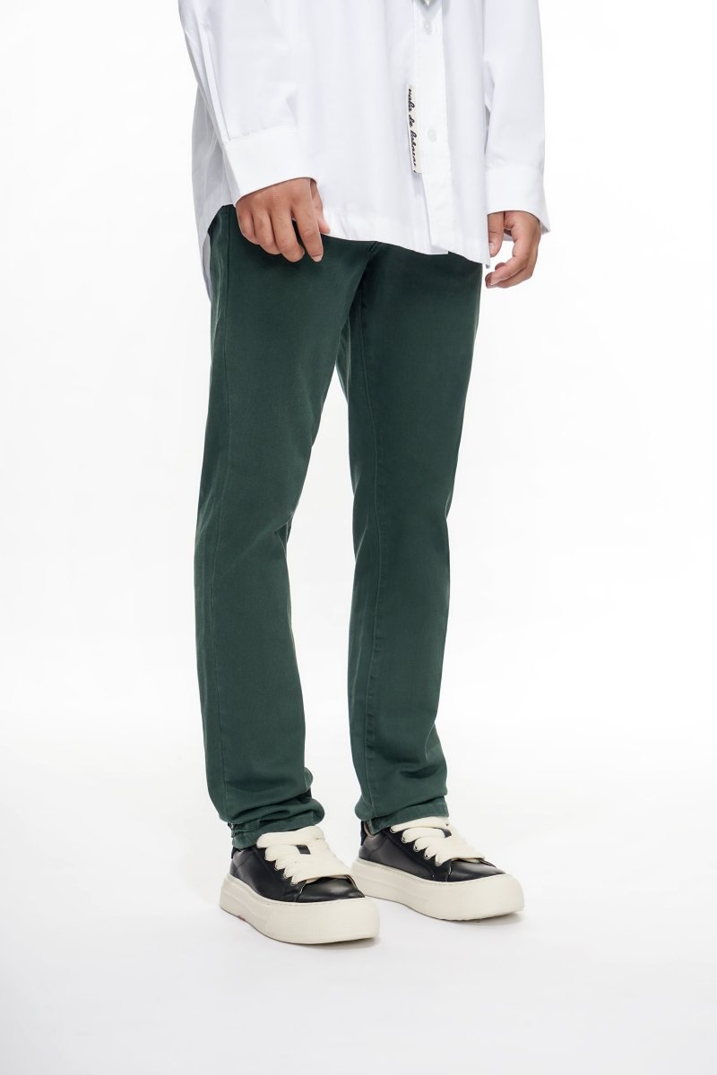 Noctis Chino Pants – Green (Cotton Blend) - Valabasas