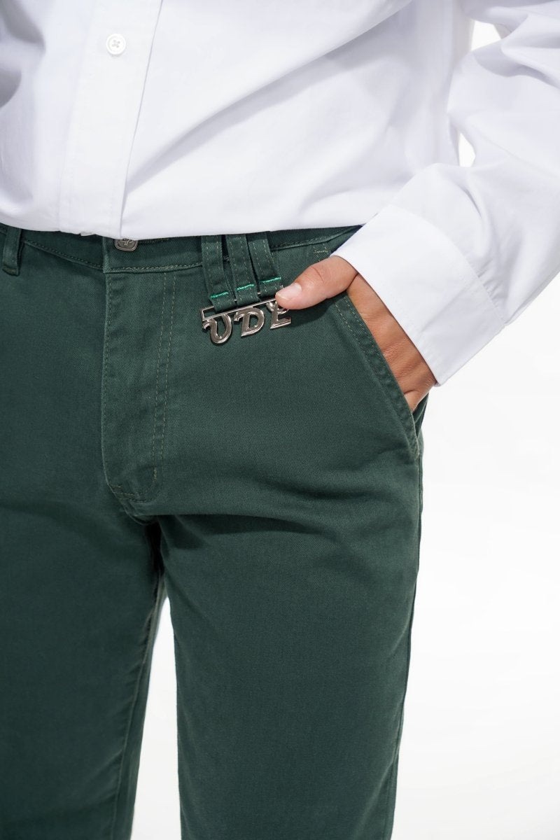 Noctis Chino Pants – Green (Cotton Blend) - Valabasas