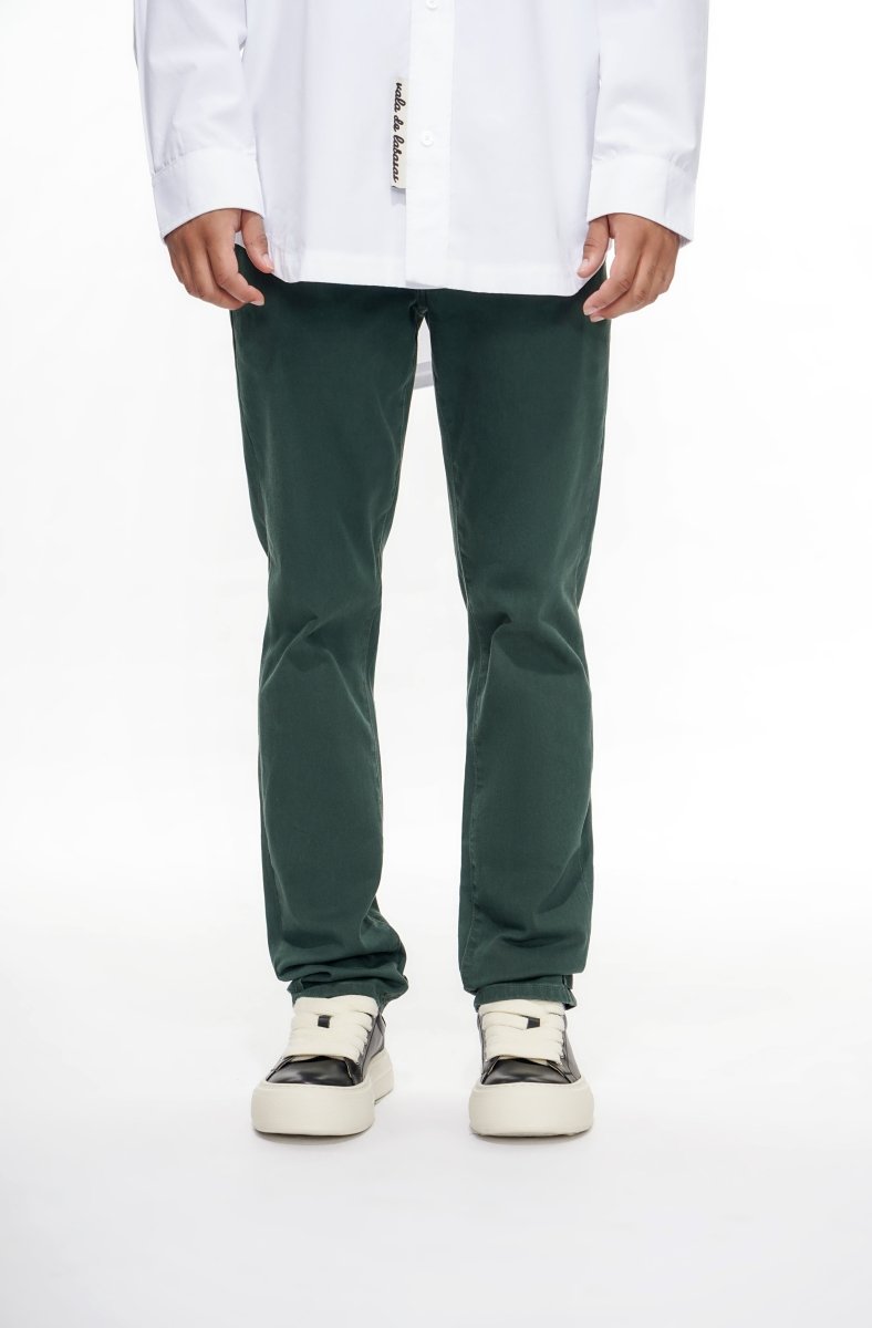 Noctis Chino Pants – Green (Cotton Blend) - Valabasas