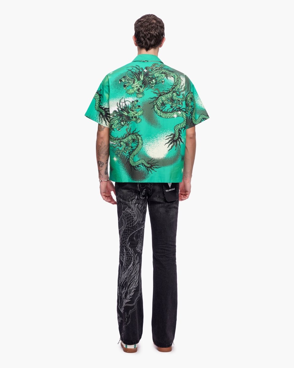 Noriku Button Down Green - Valabasas