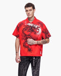 Noriku Button Down Red