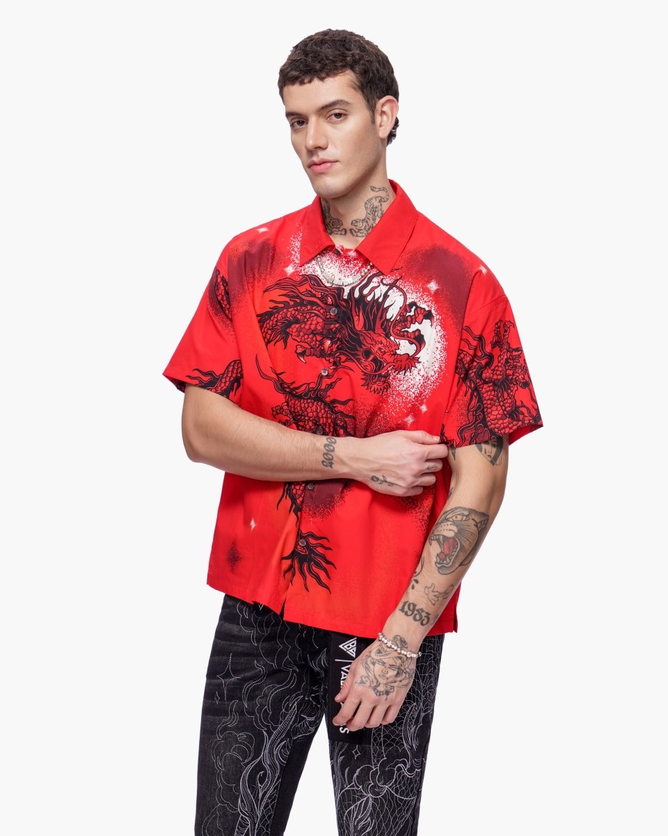 Noriku Button Down Red - Valabasas