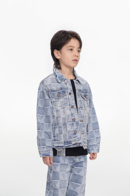 Official Kids Light Blue Wash Jacket - Valabasas