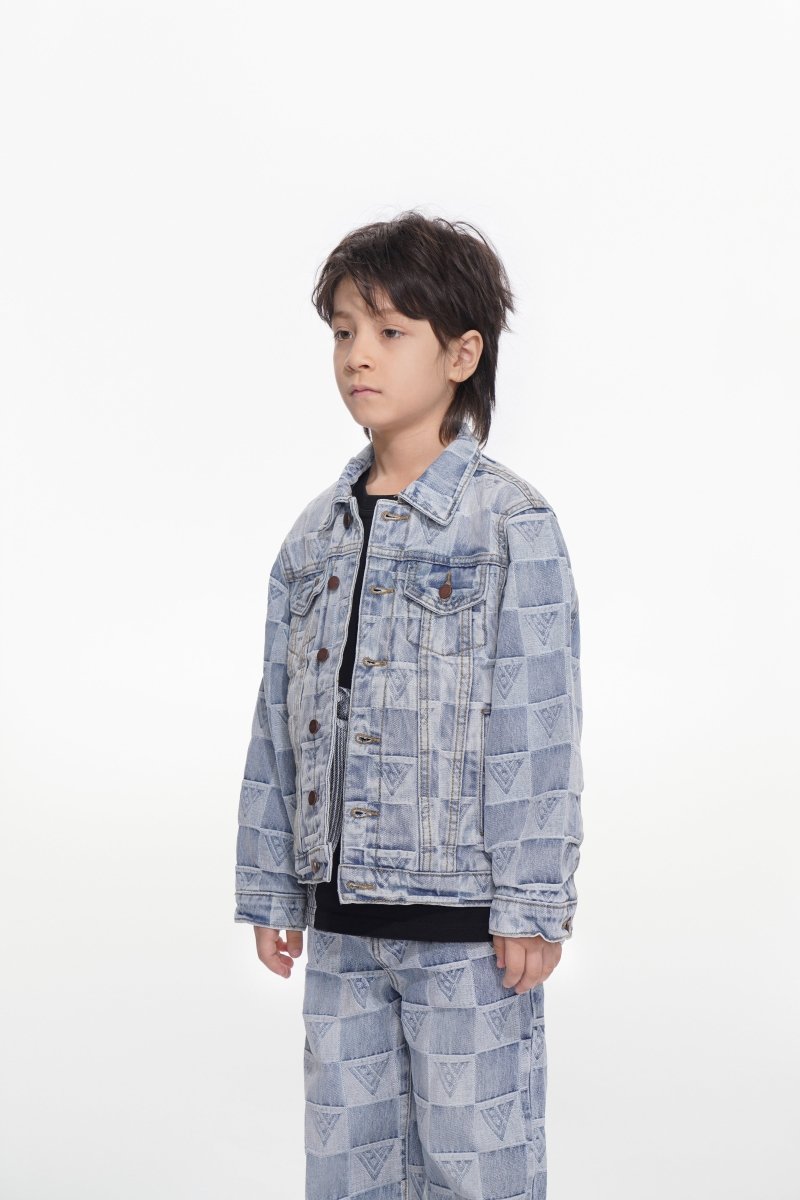 Official Kids Light Blue Wash Jacket - Valabasas