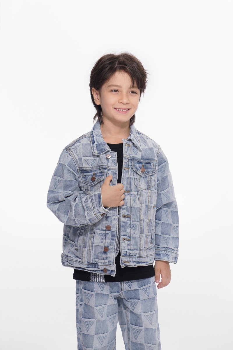 Official Kids Light Blue Wash Jacket - Valabasas