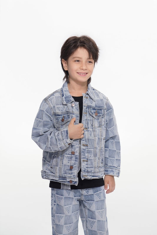 Official Kids Light Blue Wash Jacket - Valabasas