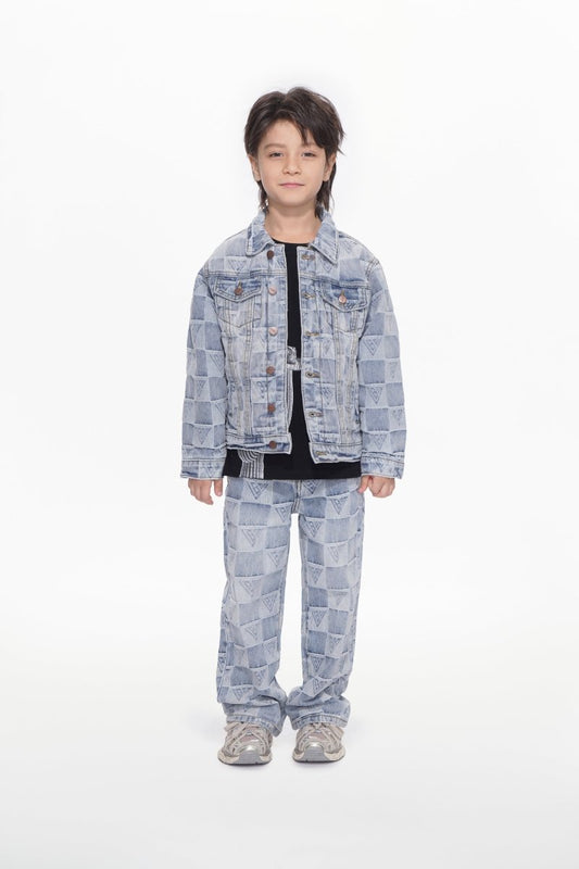 Official Kids Light Blue Wash Jacket - Valabasas