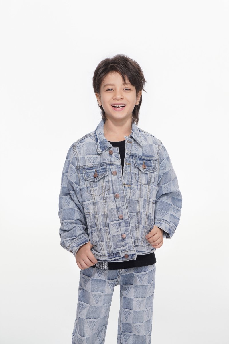 Official Kids Light Blue Wash Jacket - Valabasas