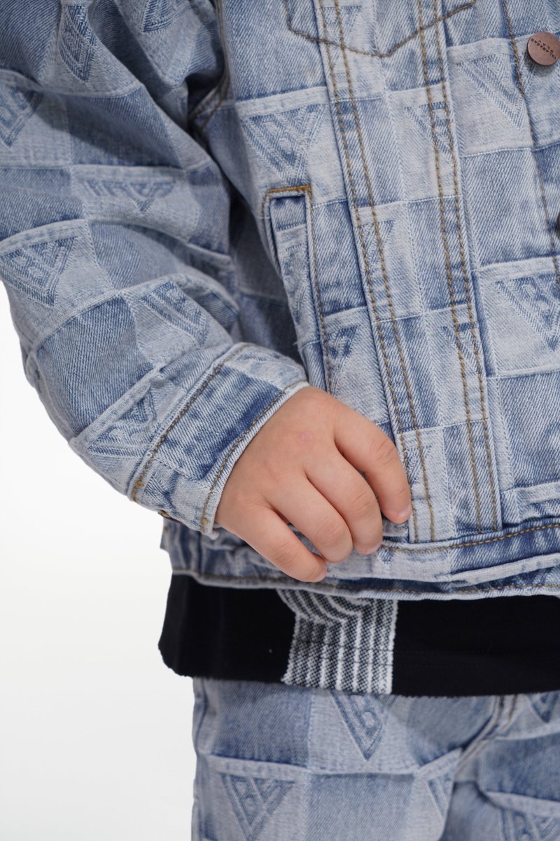 Official Kids Light Blue Wash Jacket - Valabasas
