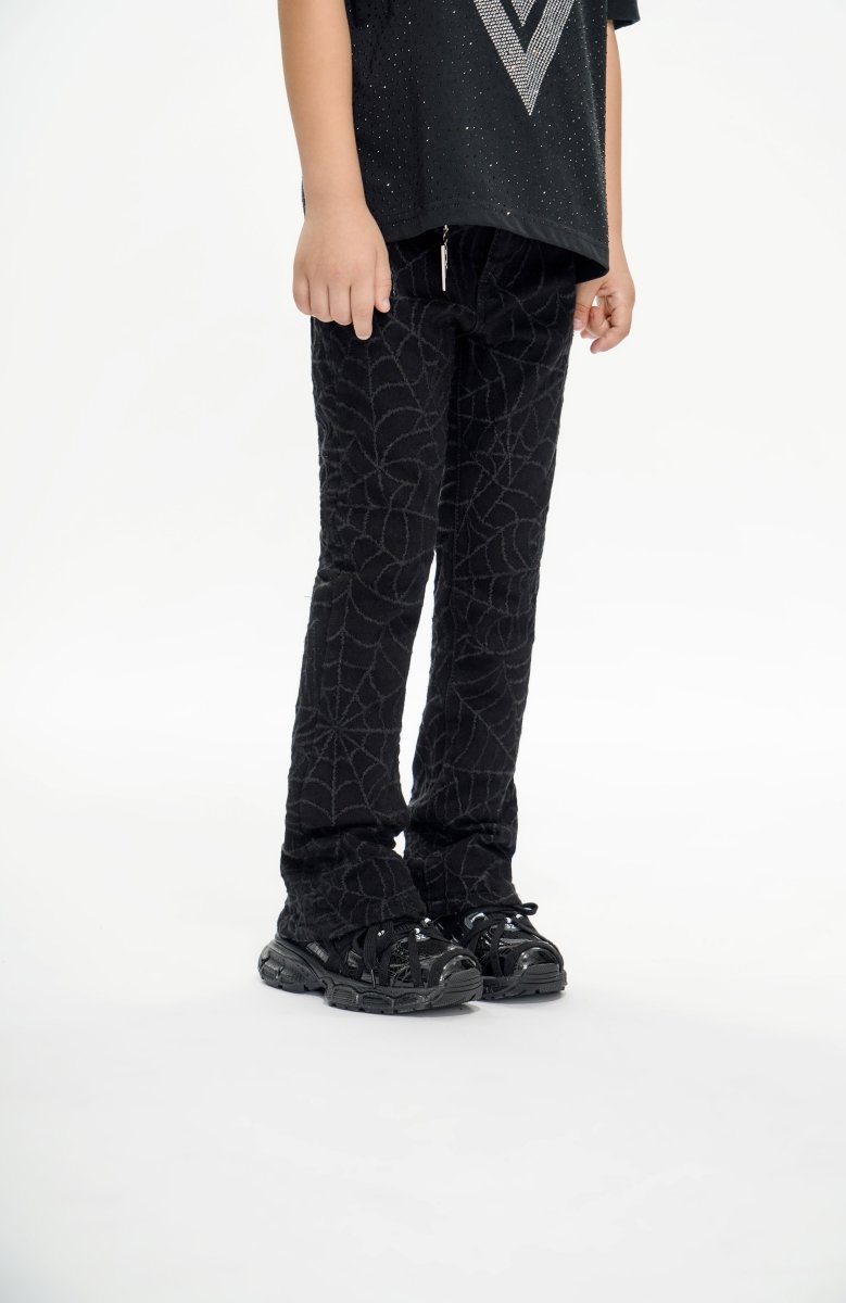 Operator Kids Black Stacked Jeans - Valabasas